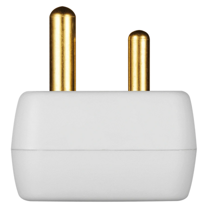 Switched 4-Way Medium Surge Adaptor with Schuko - White