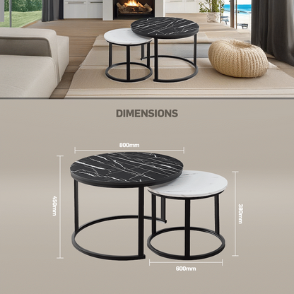 Indus Nesting Coffee Table Ying Yang