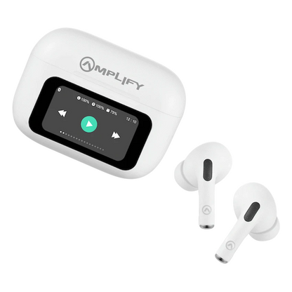 Amplify Pixel Series True Wireless Earphones - White