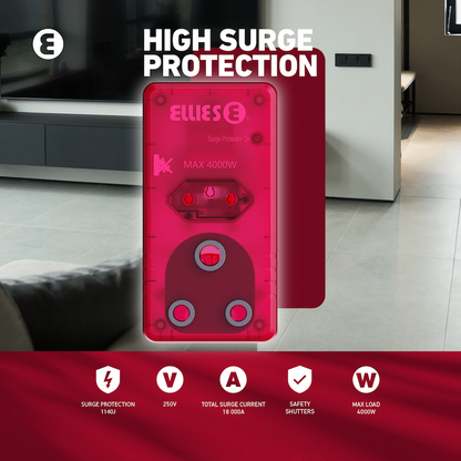 Ellies 2 Way High Surge Adaptor - RD
