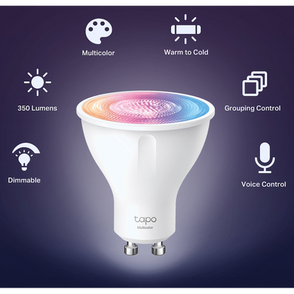 TP-Link Tapo L630 3.7w Smart Wi-Fi Multicolour, Dimmable, GU