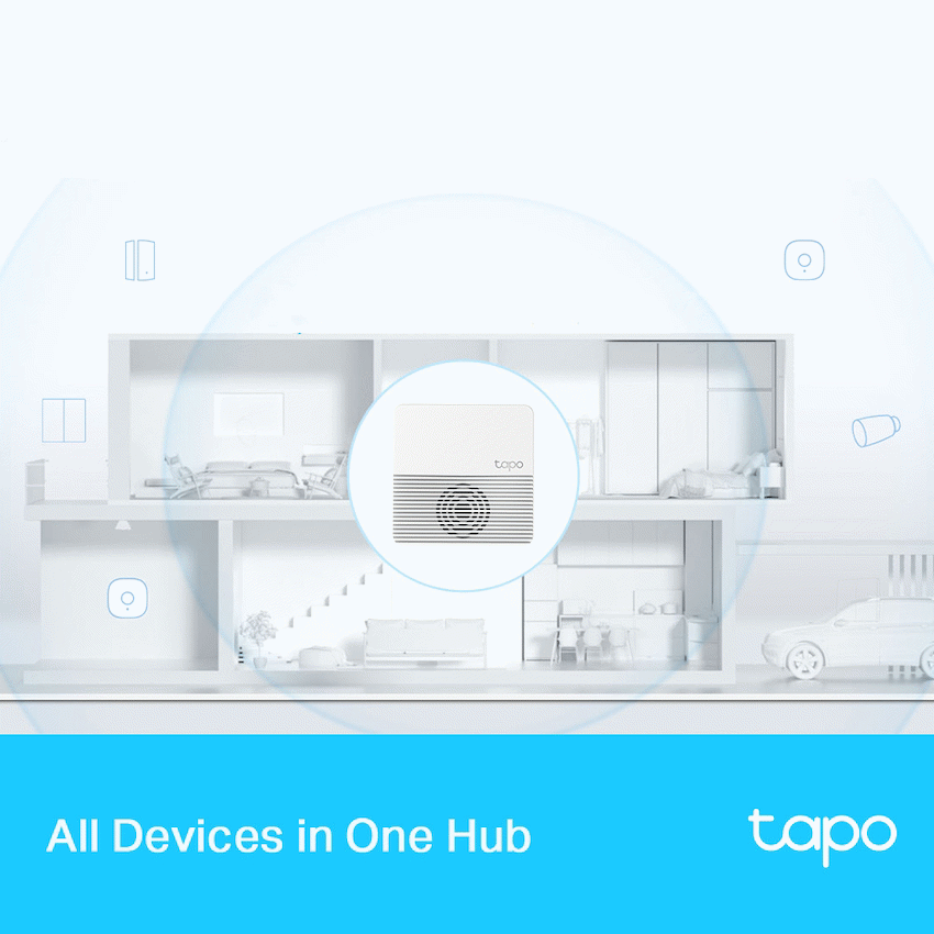 TP-Link Tapo H200 Smart Wi-Fi 868mhz Hub with Chime