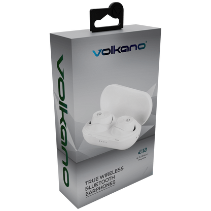Volkano Skadi Series TWS Earphone - White