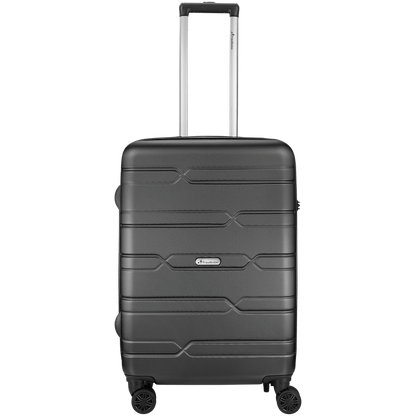 Travelwize Bondi ABS 4-Wheel Spinner 3 Pc Luggage Set - Grey