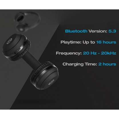 Amplify Chorus Series Bluetooth 2.0 Headphones - Black