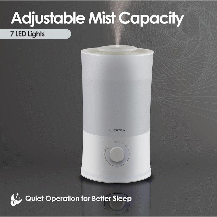 Elektra 2.2L Ultrasonic Humidifier - White