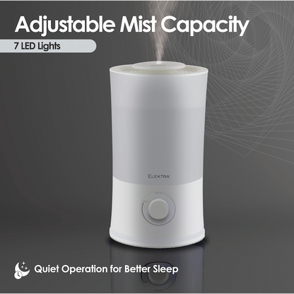 Elektra 2.2L Ultrasonic Humidifier - White