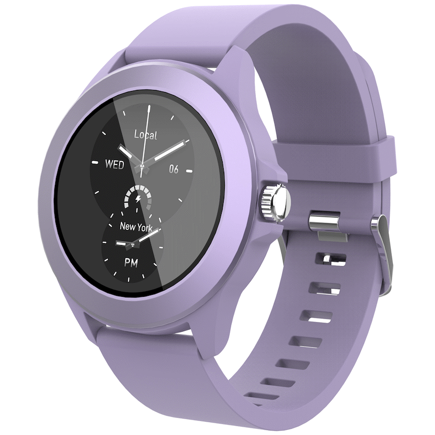 Volkano Splash Series Round Smartwatch - Purple