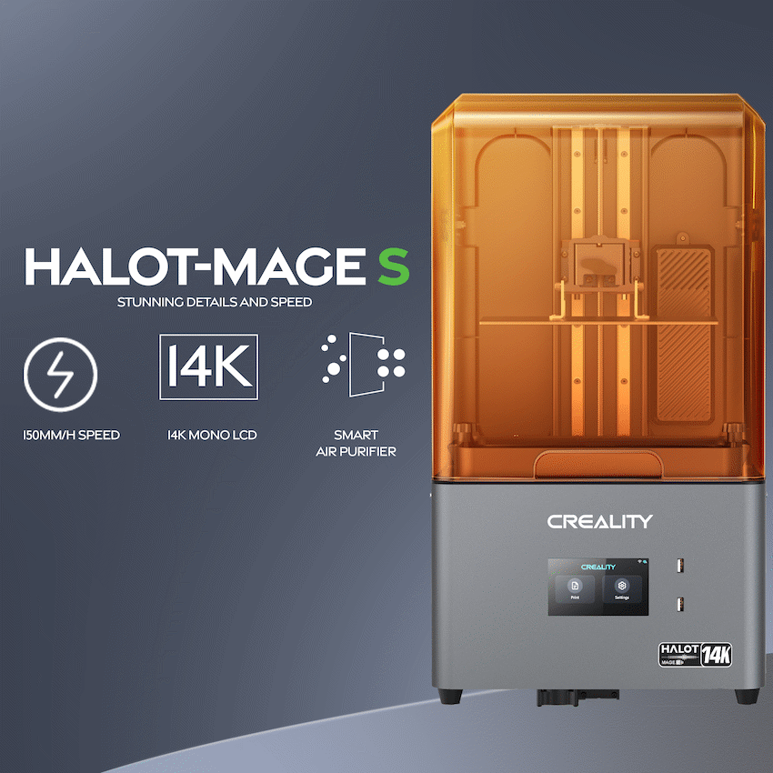 Creality Halot Mage S Resin 3D Printer 223x126x230