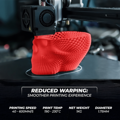 Creality Hyper PLA High-Speed Red Filament 1Kg