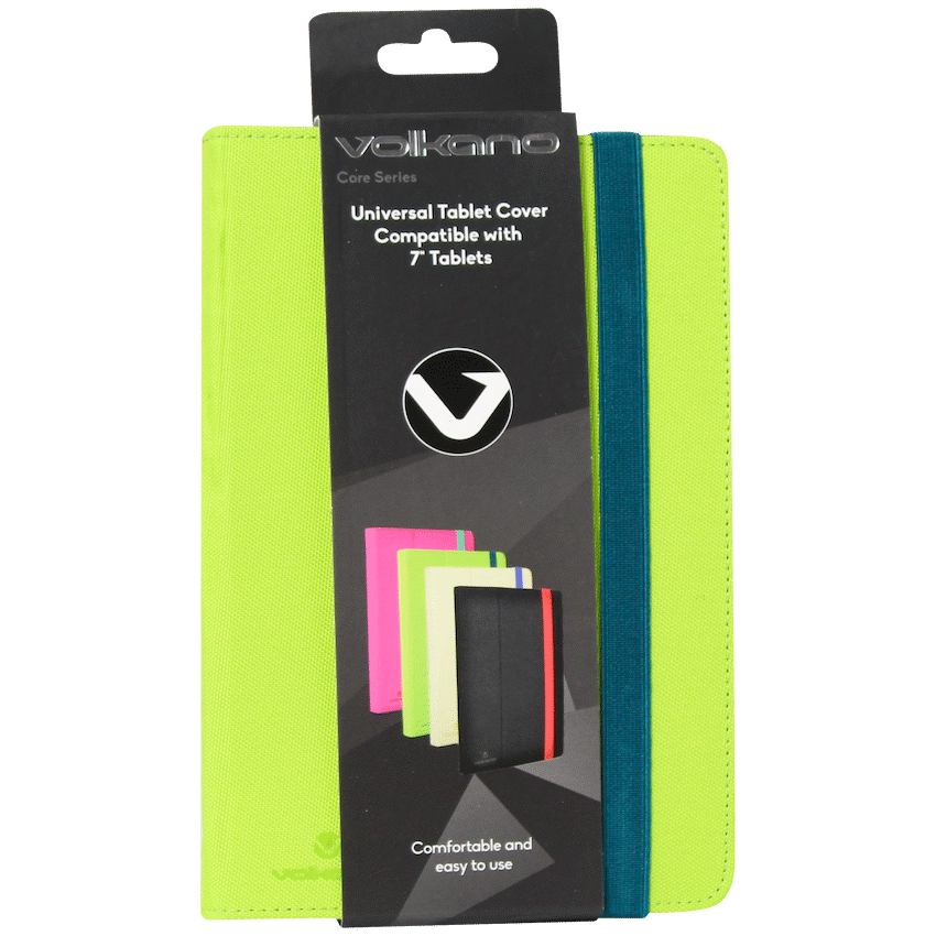 Volkano Tablet 7" Cover - Core Series - Green