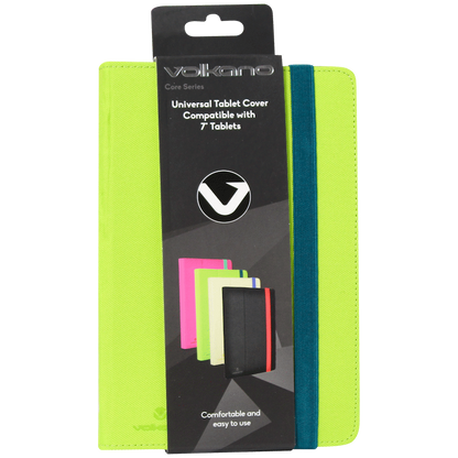 Volkano Tablet 7" Cover - Core Series - Green