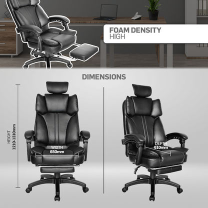 Emperor High Back Chair - Black