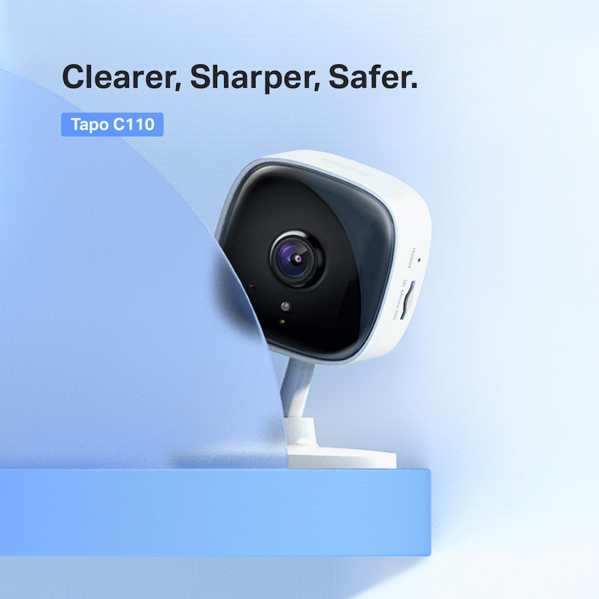 TP-Link Tapo C110 3MP Home Security Wi-Fi Camera