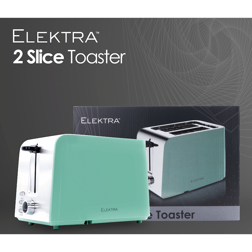 ELEKTRA - 2 Slice Toaster - Green