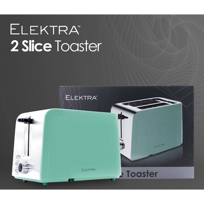 ELEKTRA - 2 Slice Toaster - Green