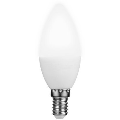 Switched 5w Candle LED Light Bulb E14 - Cool White