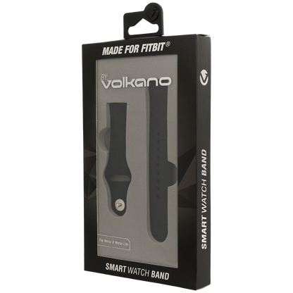 Volkano Smart Watch Band - Silicone - Fitbit Versa/Lite - Large - Black