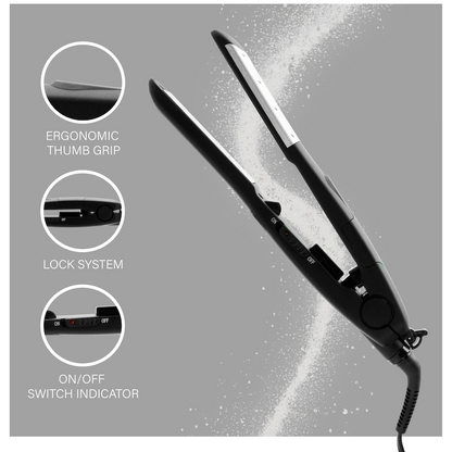 CARMEN WET 'N DRY STRAIGHTENER - BLACK