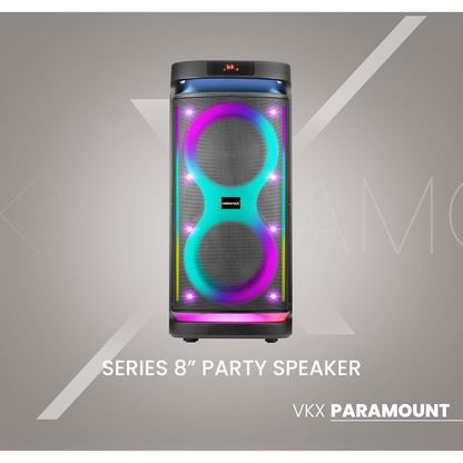 VolkanoX Paramount Series 8" Bluetooth Party Speaker - 80w