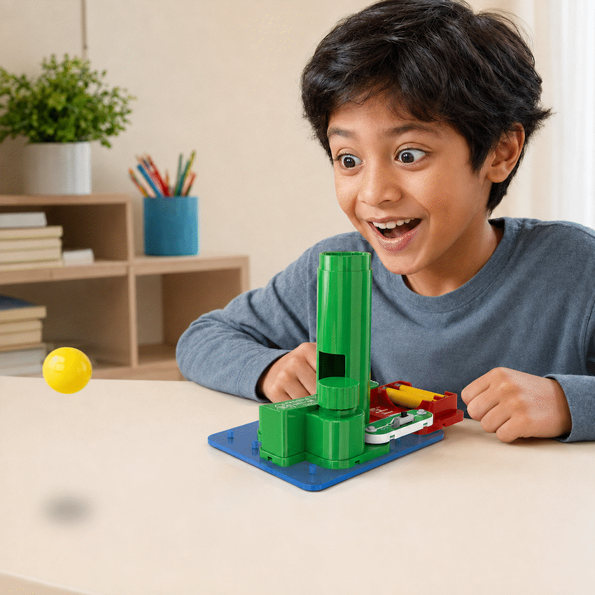 Edu-matic Volt Lab Ball Launcher Circuit