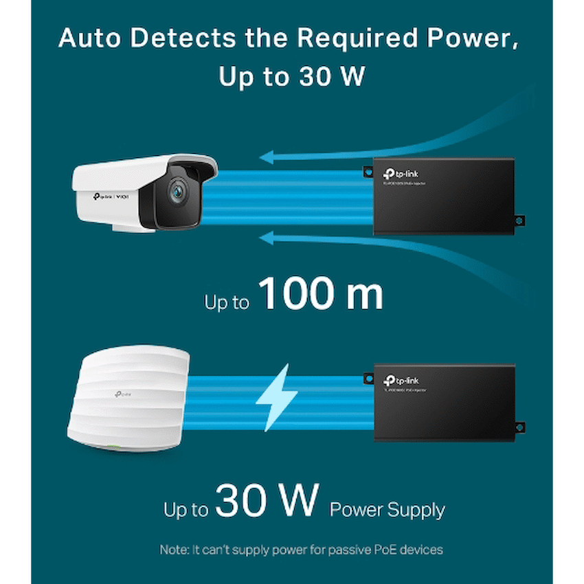 TP-Link TL-POE160S PoE+ Injector