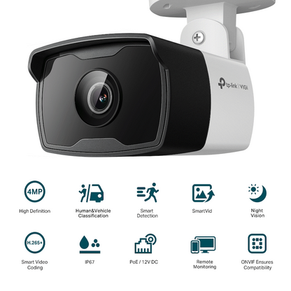 TP-Link Vigi C340I 4MP 4mm Outdoor Bullet Network Camera
