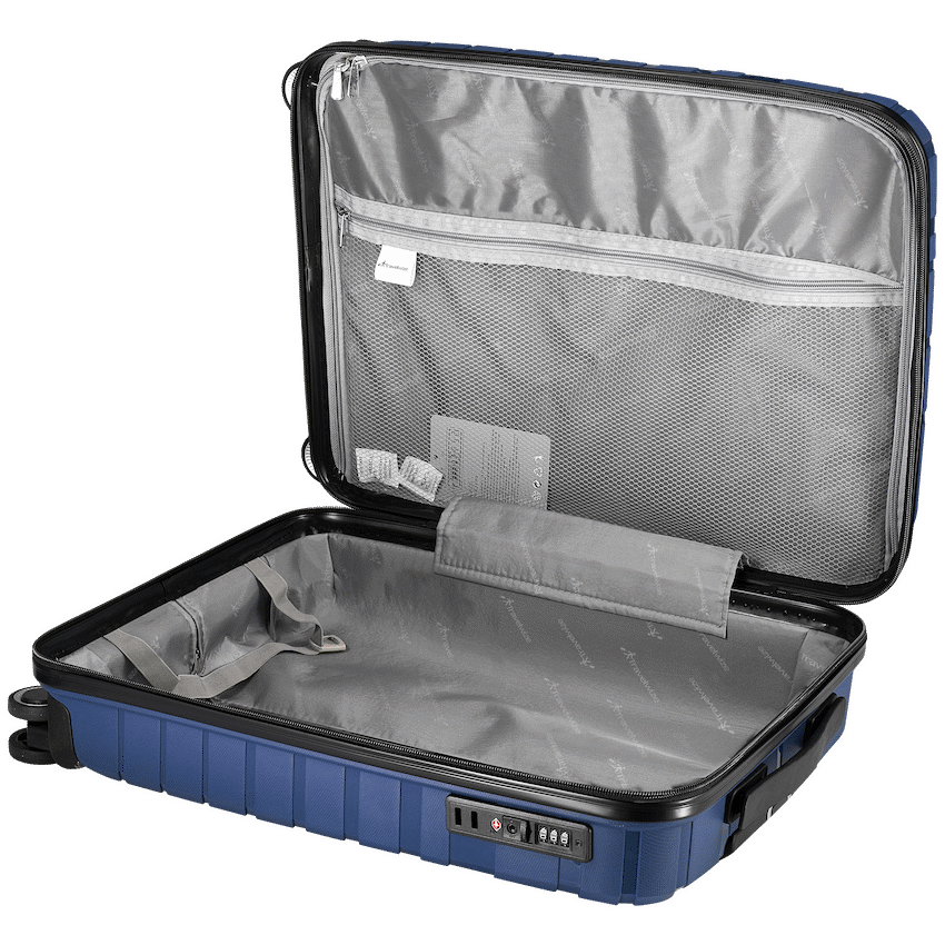 Travelwize Java PP 4-Wheel Spinner 55cm Luggage - Azure