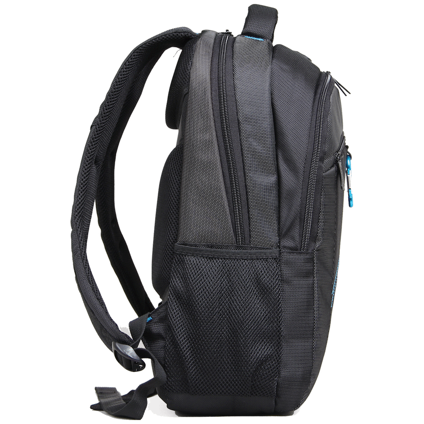 Kingsons 15.6" black laptop backpack with key chain