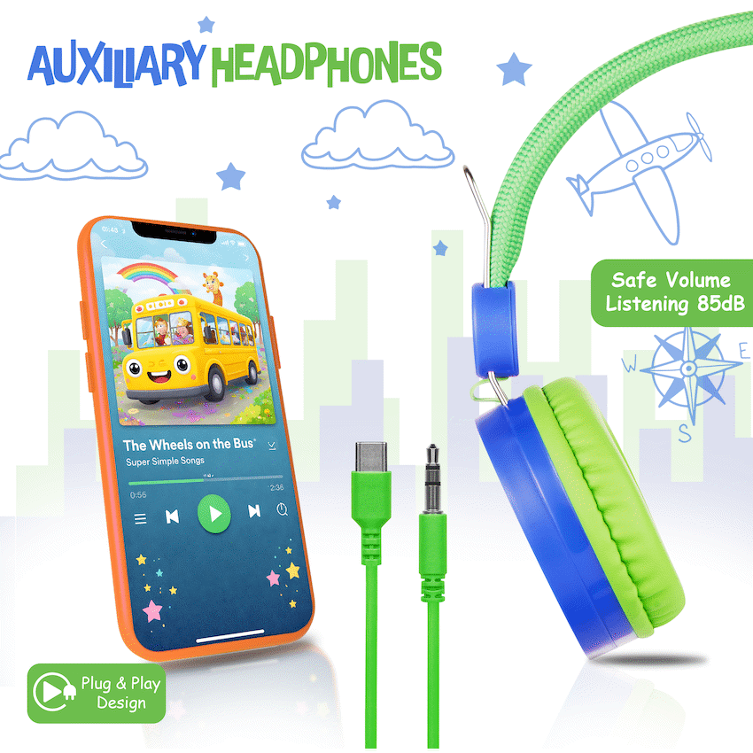 Amplify Kids Adventure Auxiliary Headphone