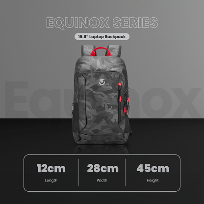 Volkano Equinox 15.6" Laptop Backpack - Black