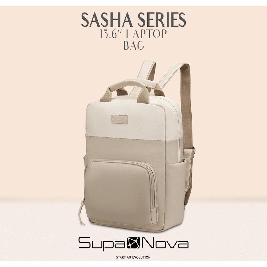 SupaNova Sasha 15.6" Laptop Bag - Tan