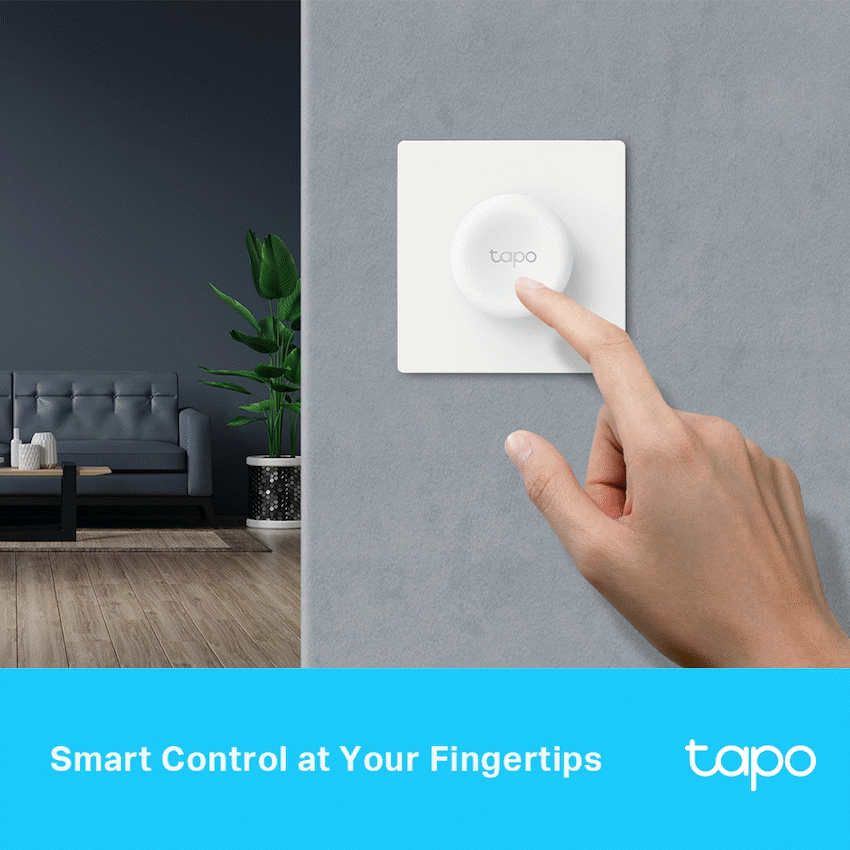 TP-Link Tapo S200D Smart 868mhz Remote Dimmer Switch with CR2032 Battery