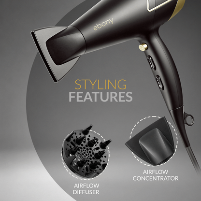 Elektra Ebony AC Hair Dryer