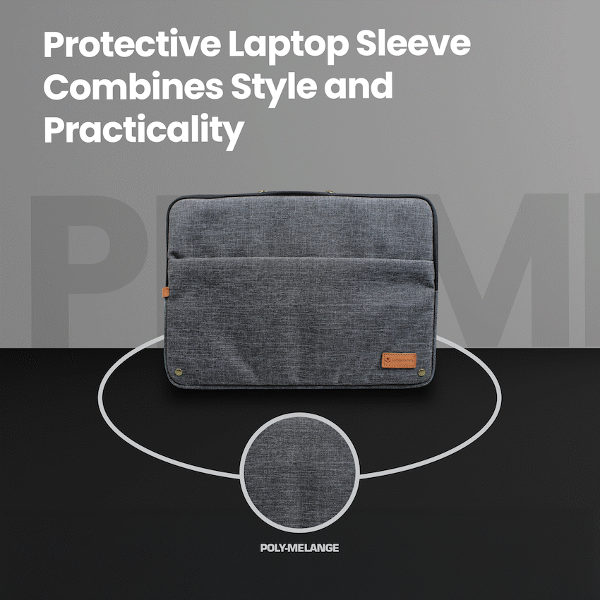 Volkano Premier Series 13.3" Laptop Sleeve - Dark Grey