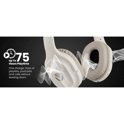 Volkano Pebble Series Bluetooth Headphones - Khaki