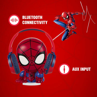 Marvel Spider-Man Bluetooth Headphones with Touch Light Combo