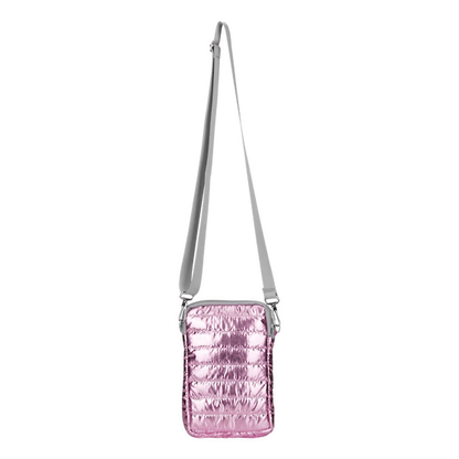 Quest Puffer Cross Body Bag - Pink