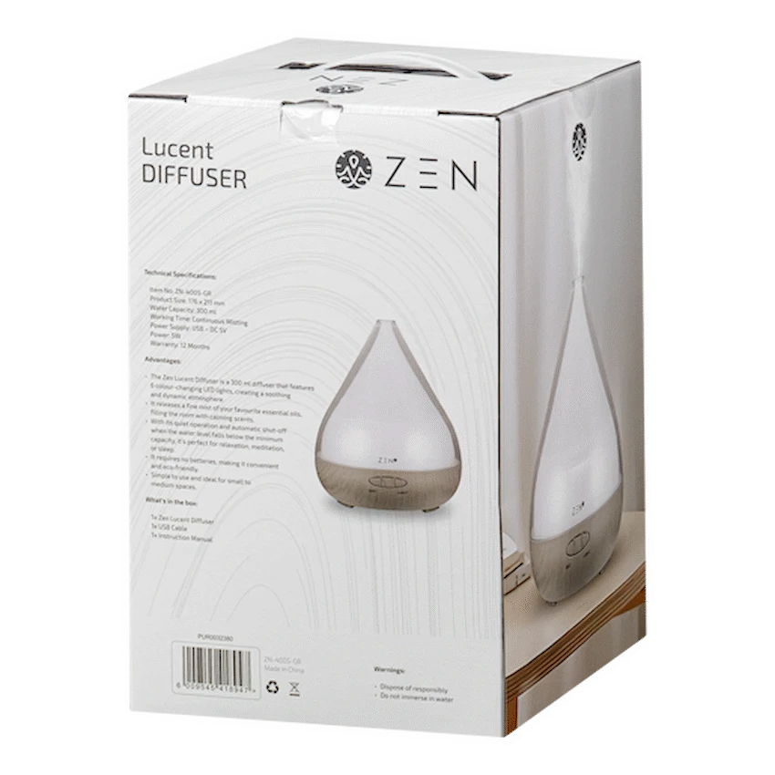 Zen Lucent Diffuser - Grey