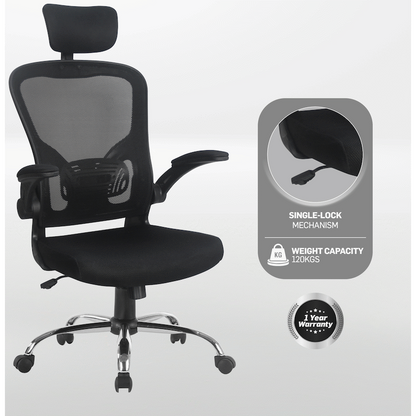Everfurn Stagio Ergo High Back Office Chair