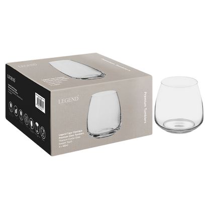 Legend Classique Tumbler 400ml - 4pc set ( Order in Qty of 4)