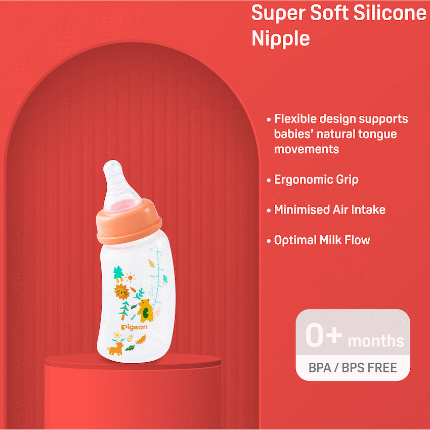 Pigeon Flexible Curve Bottle 150ml - Forest