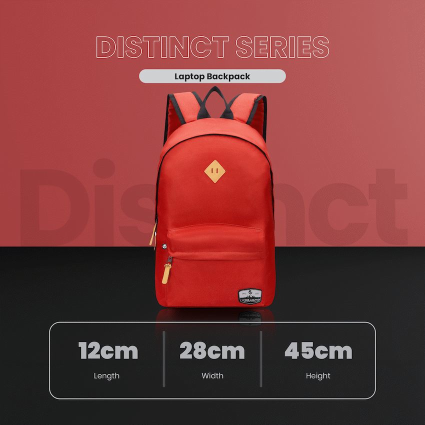 Volkano Distinct 15.6" Laptop Backpack - Red