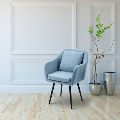 Everfurn Ocean Casual Chair with Pillow - 2 Pack