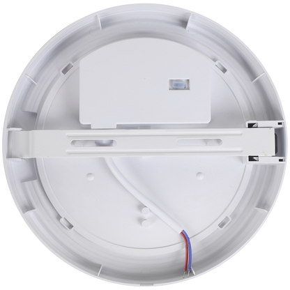 Ellies Cresent Series AC 24W Round LED Bulkhead - PC - WT