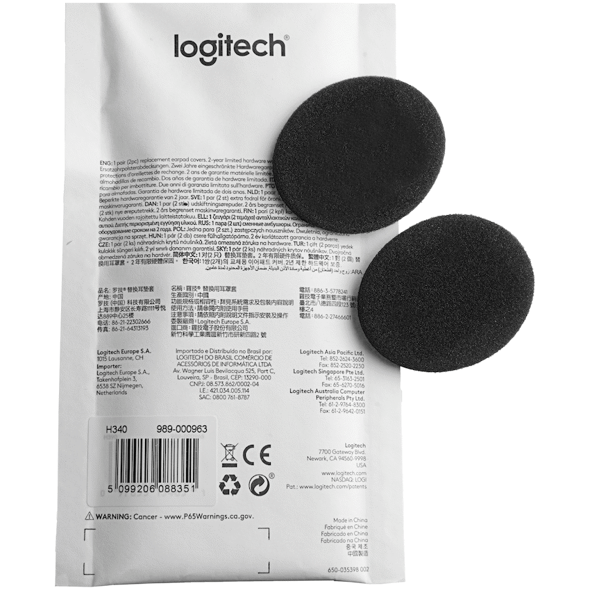 Logitech(R) H340 USB Computer Headset - Black