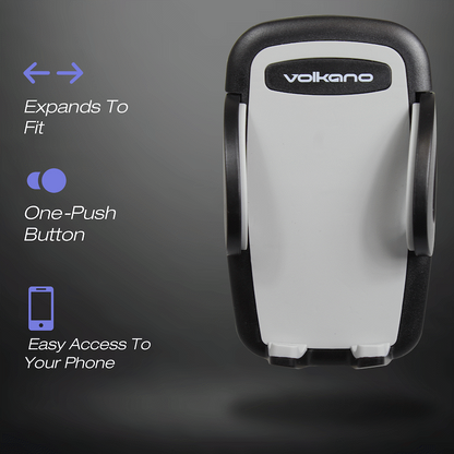 Volkano Flow Series Car Air Vent Phone Holder - Large - Black