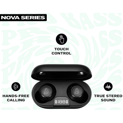 Pro Bass Nova Series TWS Earphone - Black
