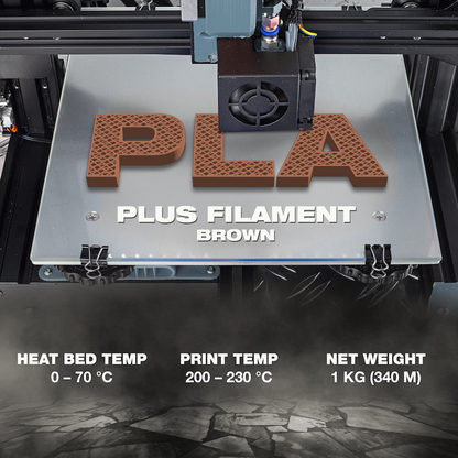 SA Filament Silk PLA Plus Filament 1kg - Brown