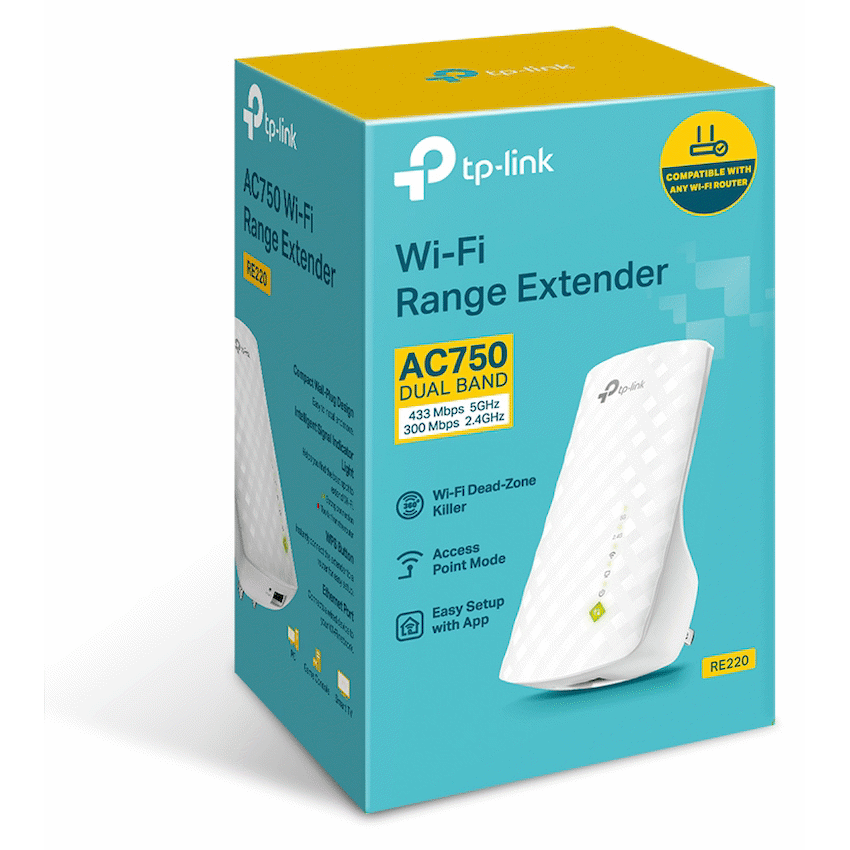 TP-Link RE220 AC750 Wi-Fi Range Extender